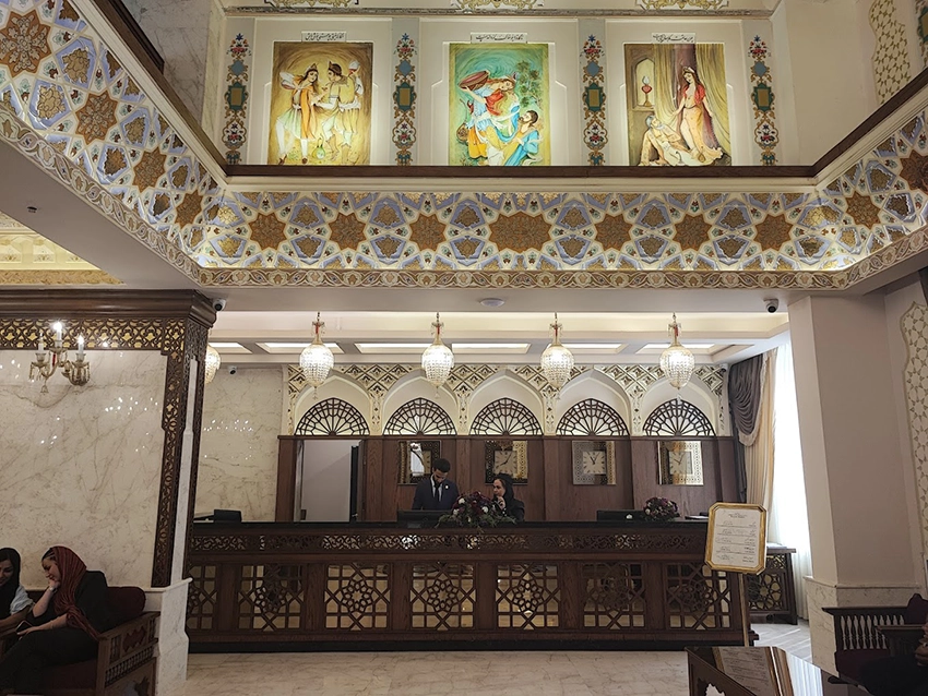 رسپشن و پذیرش هتل امیرکبیر کیش